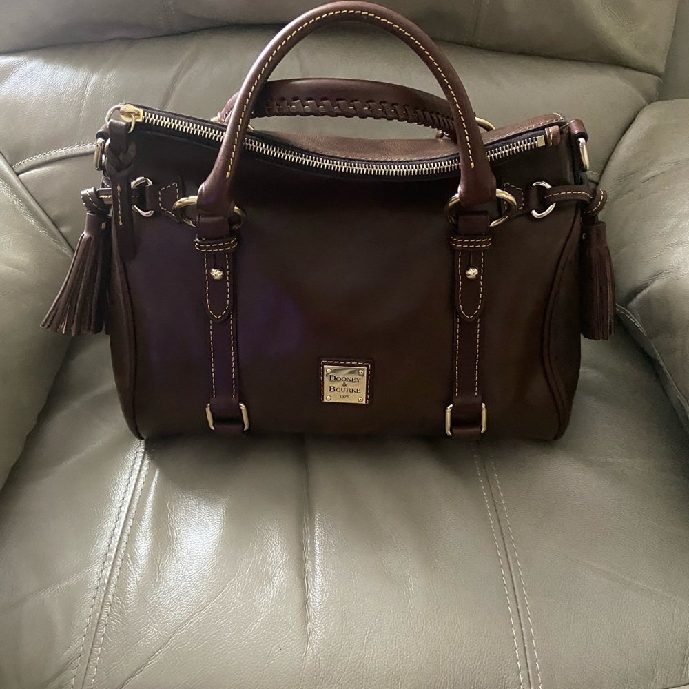 Dooney & Bourke Chocolate Leather Handbag